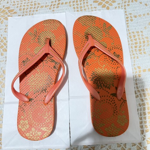 Women orange floral - women's, w/