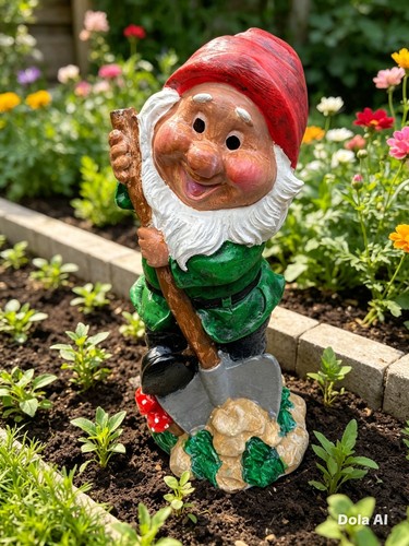 Concrete garden ornament - ,