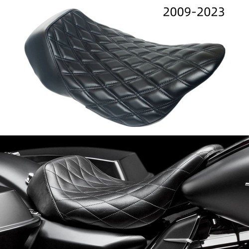 Black driver seat for harley - black,