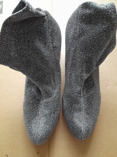 Glitter metallic sock - metallic,