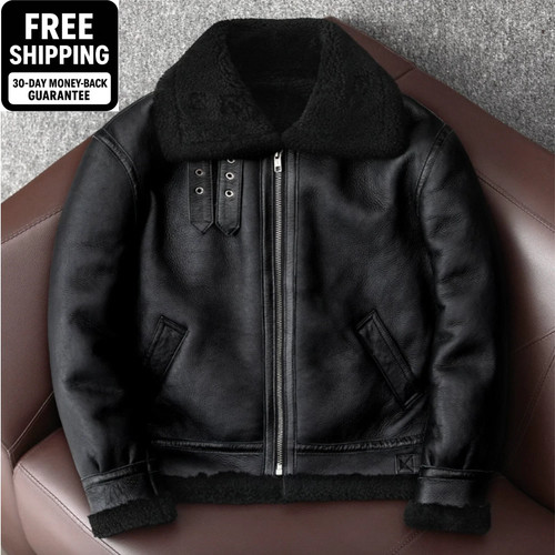 Mens raf real leather - b3,