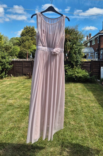 Pink sleeveless pleated - pink,