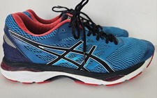 Blue textile leather men's