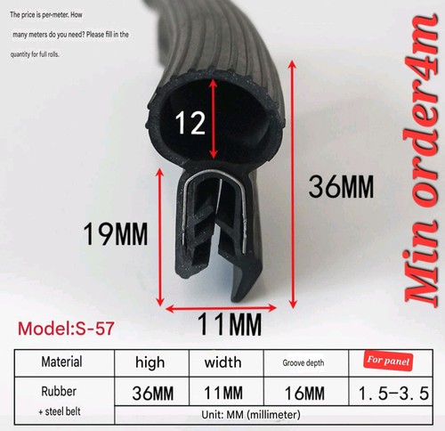 Car boot seal rubber - car,