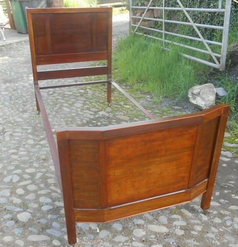 Antique mahogany and - , iron