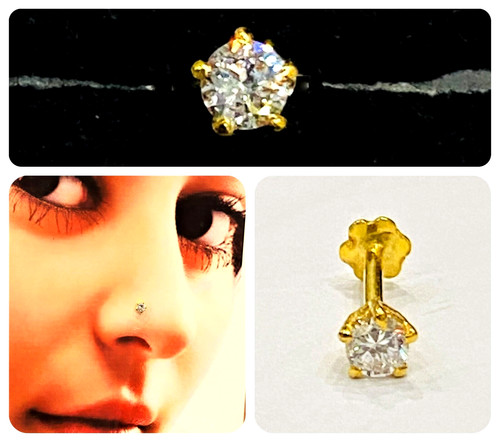 Stunning nose pin - stunning, 22