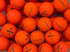 WILSON DX2 ORANGE SOFT MATTE GOLF BALLS  PEARL/GRADE A LAKE BALLS   20 BALL PACK