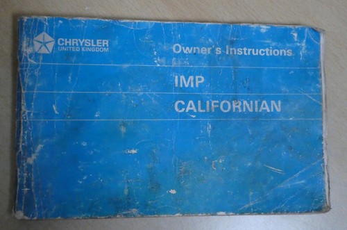 Hillman imp californian - hillman,