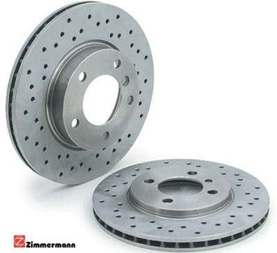 Front crossdrilled sport brake