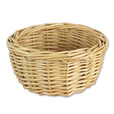 Small Sweets Basket Round Wicker Woven Display Wedding Nuts Food Halloween Tiny