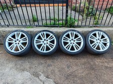 JAGUAR XF X250 SET OF 4 20" SELENA ALLOY WHEELS WITH TYRES 8W8M-1007-AA