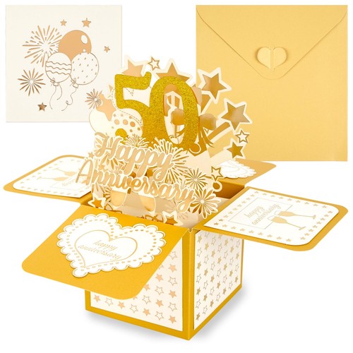 50th golden wedding - golden,