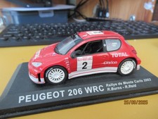 Rally diecast car 1:43 - Peugeot 206 - R.Burns/R,Reid - Monte Carlo 2003 