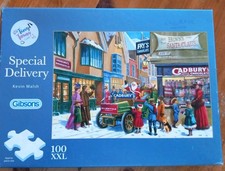 XXL 100 Piece Jigsaw Puzzle,  "SPECIAL DELIVERY" COMPLETE!