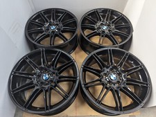 4x GENUINE MV4 BLACK BMW 1 3 4 X3 SERIES F30 F31 F32 E90 E91 19" ALLOY WHEELS