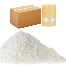 100G-50KG 100% Pure Soy Wax/Soya Candle Making Wax Natural Flakes Clean Burning.