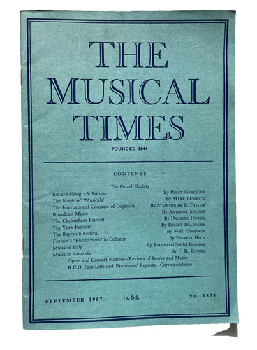 The musical times vintage - musical,