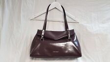 Charles & Keith Glossy Plum Designer Handbag