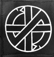 CRASS logo (202) punk patch