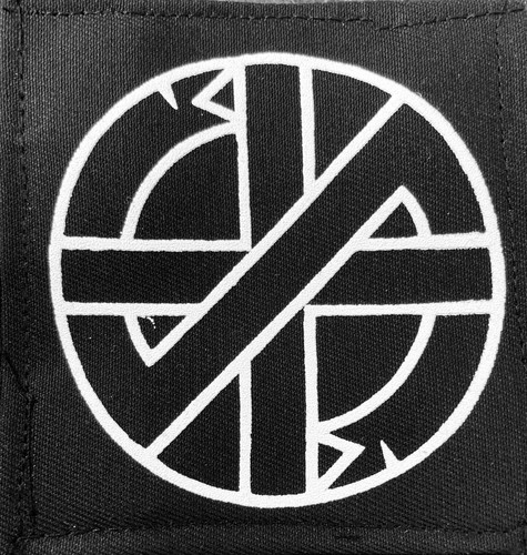 Crass logo punk patch - crass,
