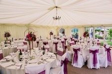 Marquee hire for wedding party