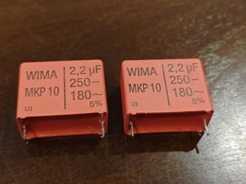 Wima mkp10 2uf 250vdc - mkp10, 2.2uf