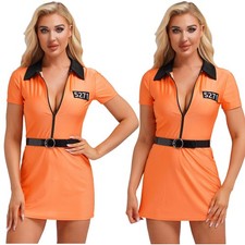 Women Prisoner Costume Short