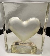 Lisbeth Dahl Heart Glass Tea Light Holder
