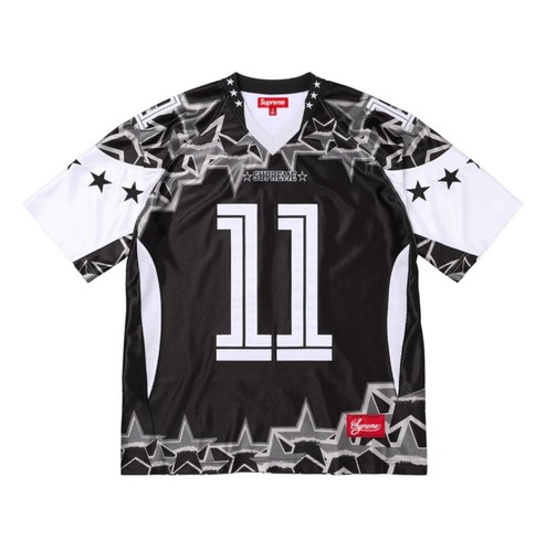 Supreme football jersey - football, black