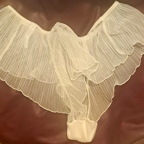Primark white sheer mesh - white,