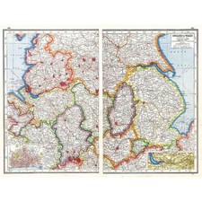 Antique Map 1920 - England and