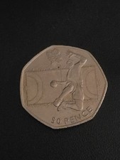 Olympics Handball 2016 50p Coin Circulated Condition