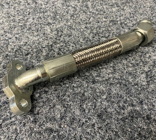 Oil drain return pipe - to, turbo