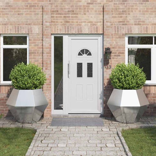 Vidaxl planter pcs silver - planter,