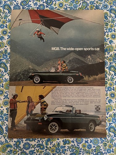 Vintage 1976 mgb sports car - 1976,