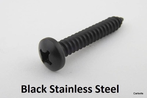 No10 8mm black stainless - 4.8mm,