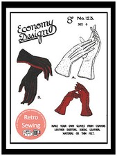 Ladies Gloves 1940s Vintage