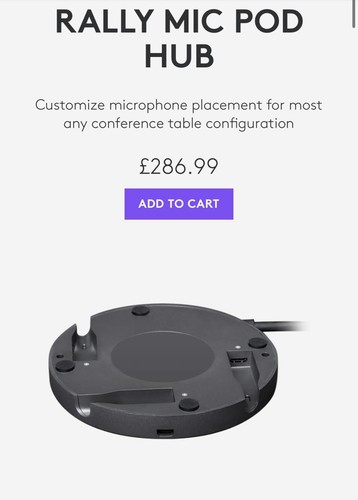 Logitech rally mic - rally, pod