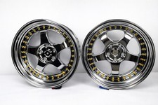 4X18 Inch 5X114.3 Dark Chrome