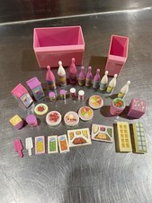 Vintage 1980s 1990s Barbie Sweet Roses Pink Magic Refrigerator/Freezer Contents