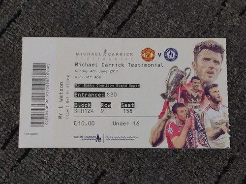 Michael carrick testimonial - michael,