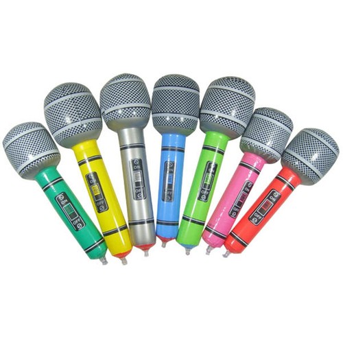 Inflatable microphones pack - inflatable,