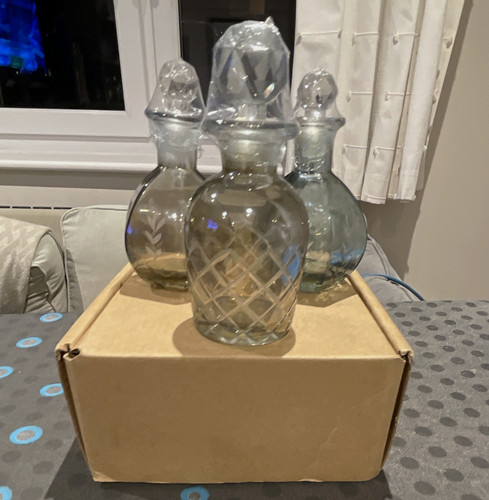 Unmarked set clear glass - 3,