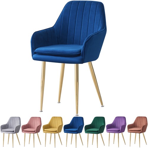 Velvet tub arm dining - velvet,