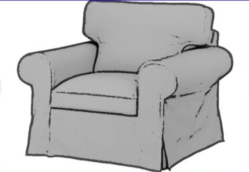 Ikea ektorp armchair cover - ikea,