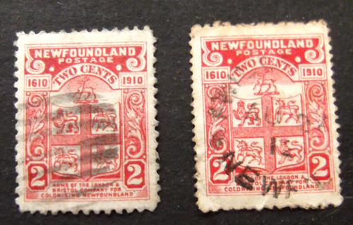 Newfoundland 1910 2c cross - newfoundland-1910-2,