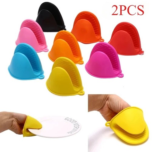 2pcs oven mitts silicone heat - mitts,