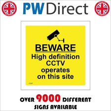 SIGN  Beware High Definition