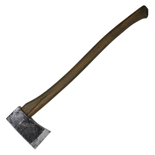 Realistic foam felling - foam, axe