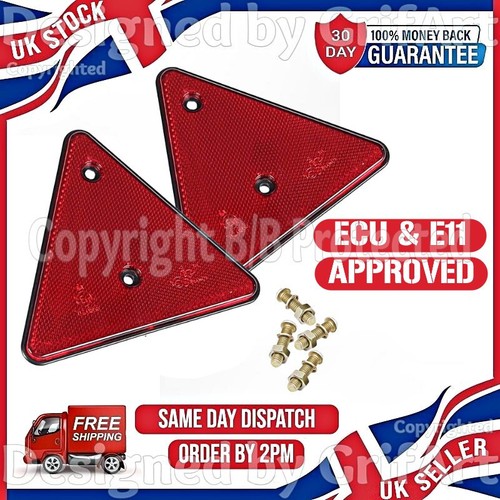 Two screw red reflective - screw, on